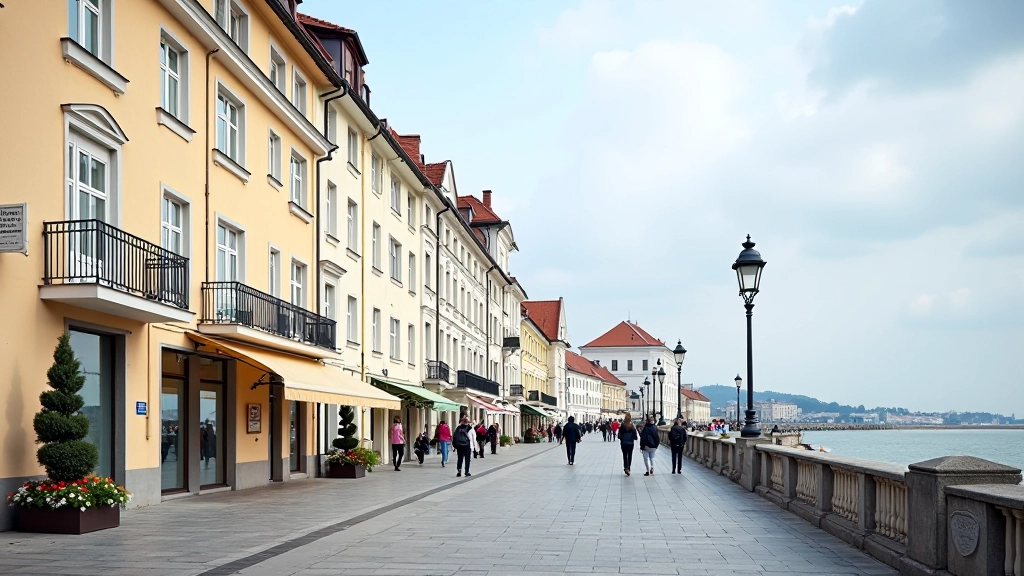 Palangos architektūra ir miesto gatvės